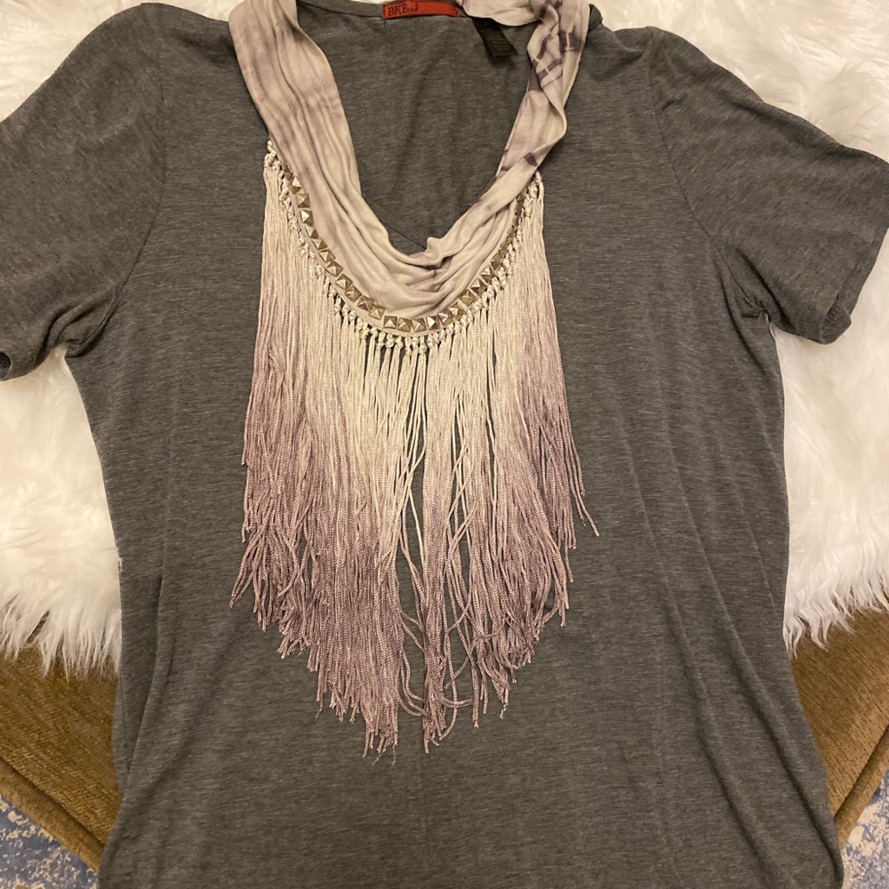 Combo! BK Red top and scarf!